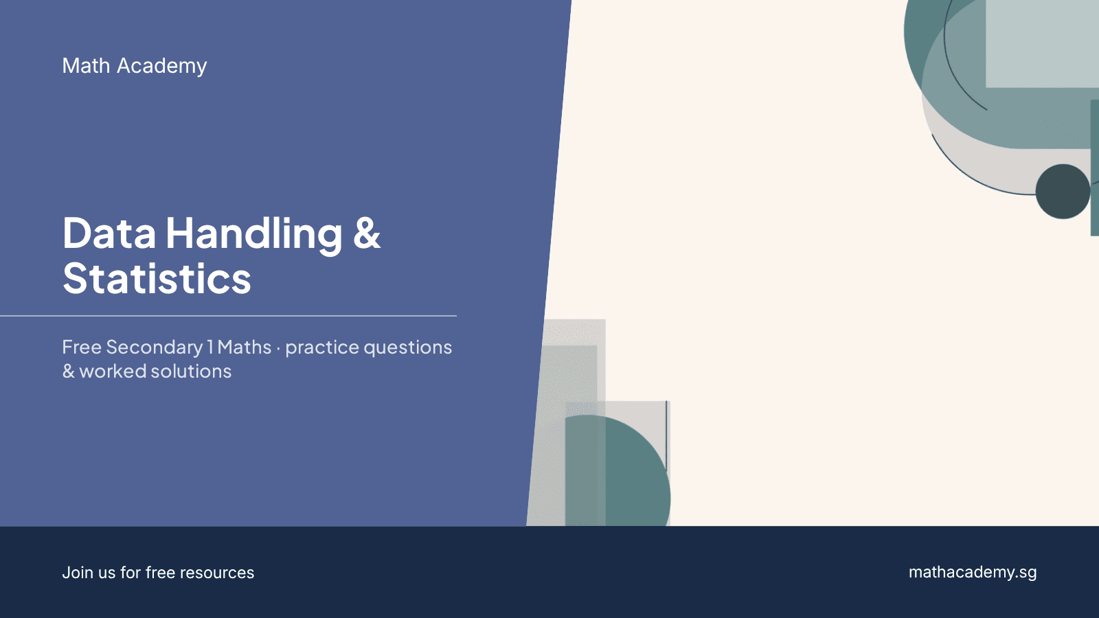 Sec 1 Maths: Data Handling & Statistics | Math Academy